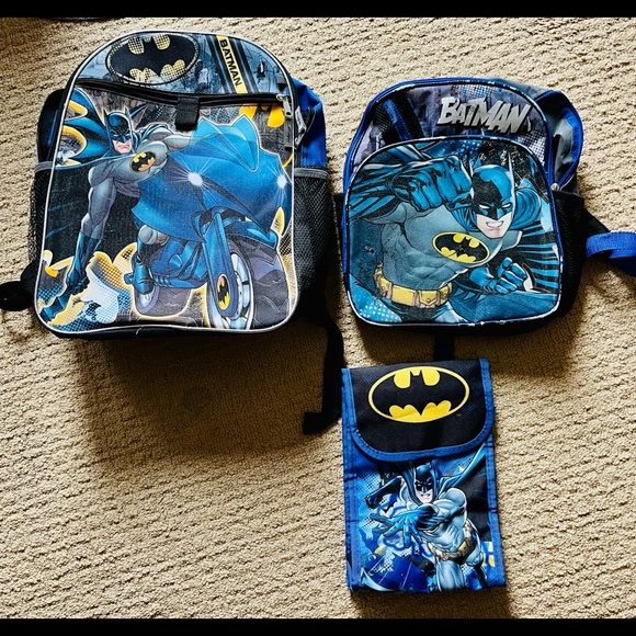 Batman Backpack Set - Picture 1 of 2